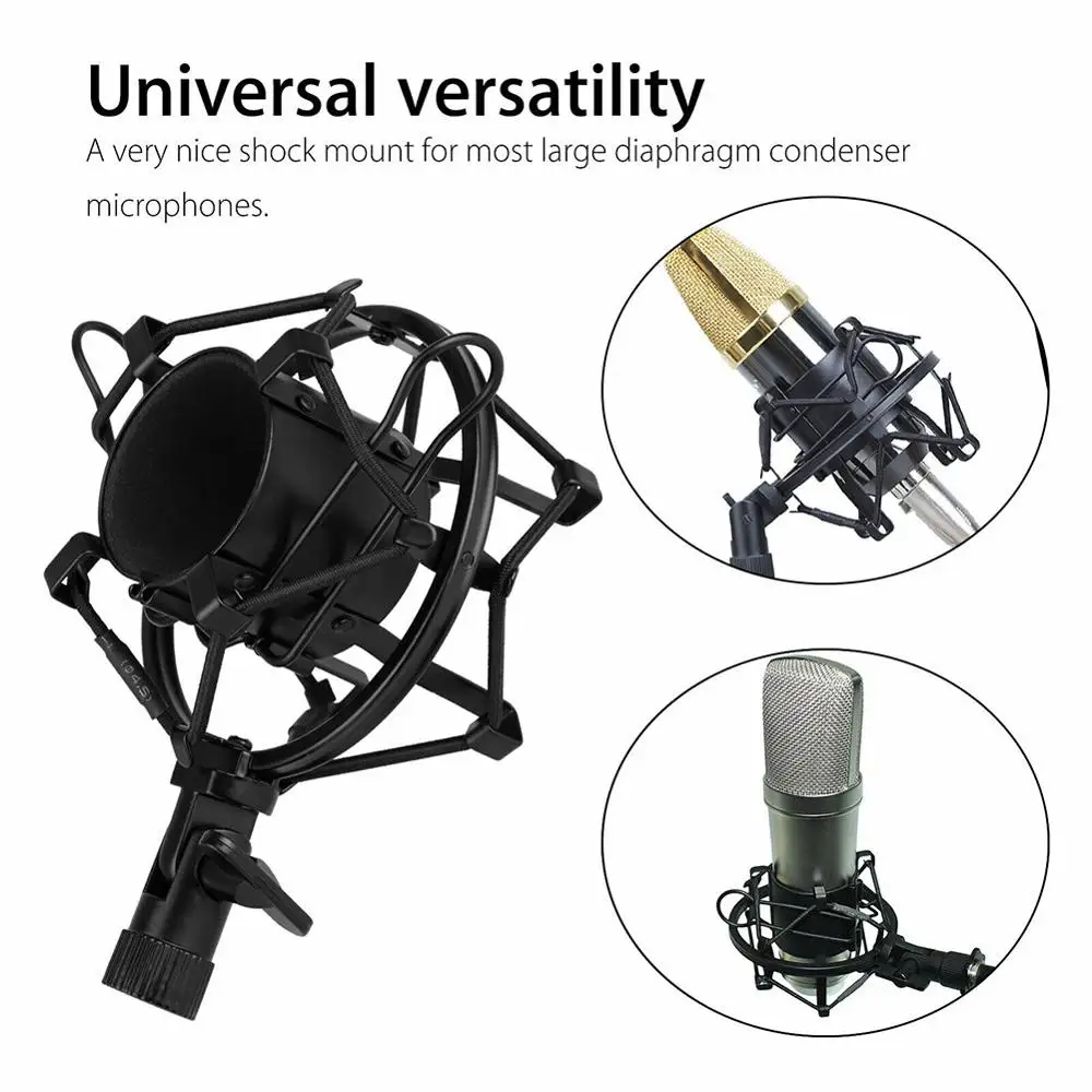 
High quality metal microphone shock mount bracket spider web mount for recording studio recording 