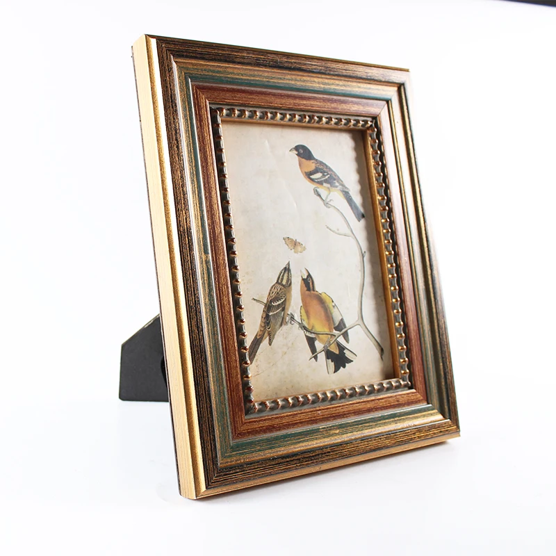 
DaWei Creative European Composite Solid Wood Home Soft Retro-vintage picture frames 