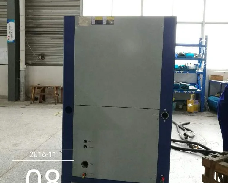 Make cold water plastic processing chillers manufacturer plant industrial air cooled chiller