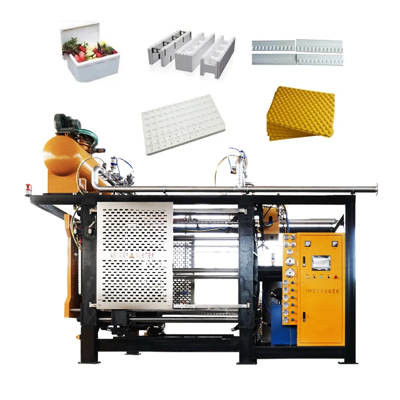 Foam production line quick mould change system EPS material icf build foam block making machine