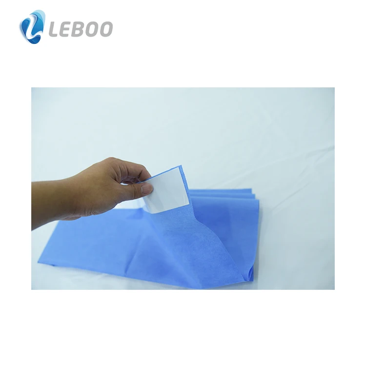Высококачественные одноразовые медицинские хирургические аксессуары Leboo CE ISO хирургическая драпировка с клейкой стороной