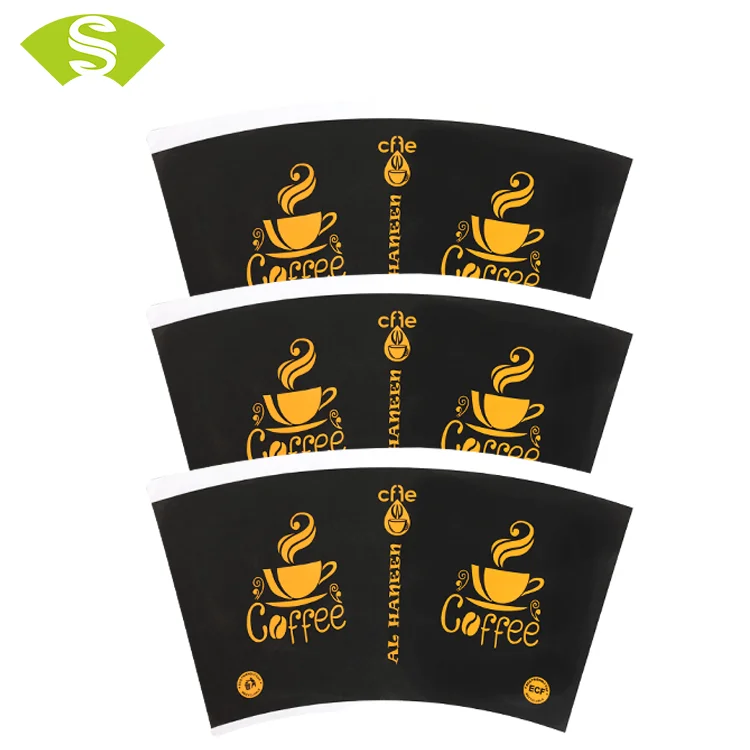 eco-friendly biodegradable pla coated paper cup fan supplier