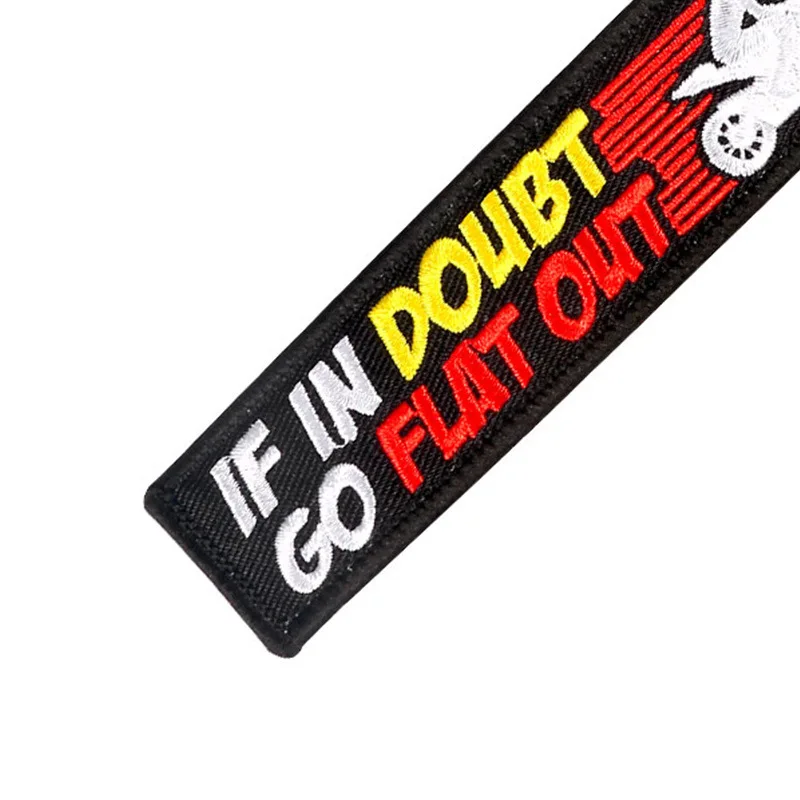 Embroidery Keychain Key tag for Motorcycles, Scooters, Cars and Bikes Wholesale Motorcycle keychains