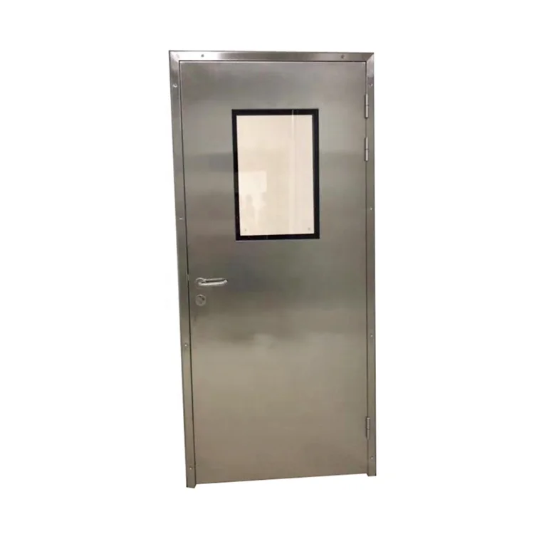 Hermetic Integrated GMP Clean Room Door Stainless Steel Clean Room Door