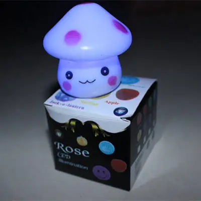 New Customized Bedside Lamp Romantic Decoration Light Up Toys Led Lamp Colored Mushroom Led Light Toys For Kids