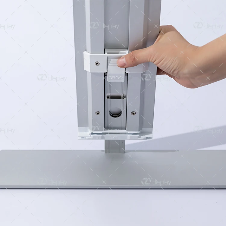 SEGO Modular LED Backlit Portable Tension Fabric Tool Free Advertising Light Box Banner Stand