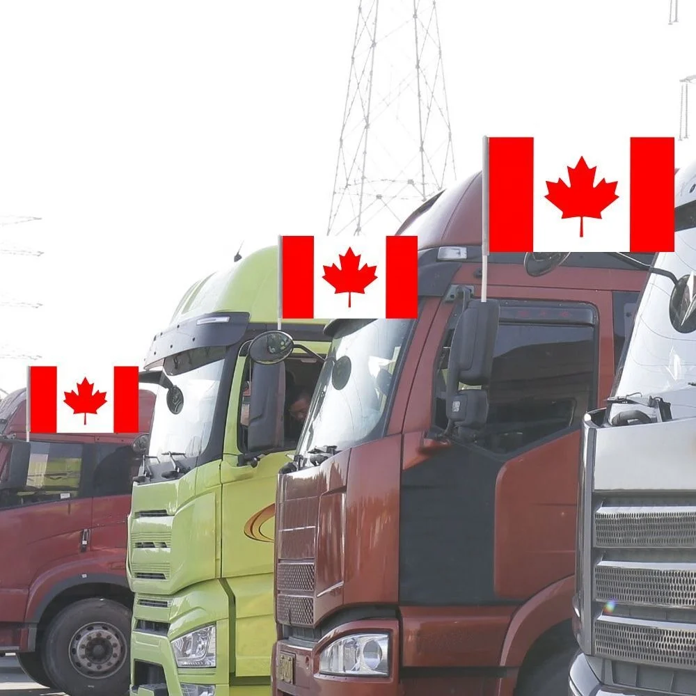 Cheap 30x45 cm Canada  Car Flags  All country National  Custom Car Window Flag