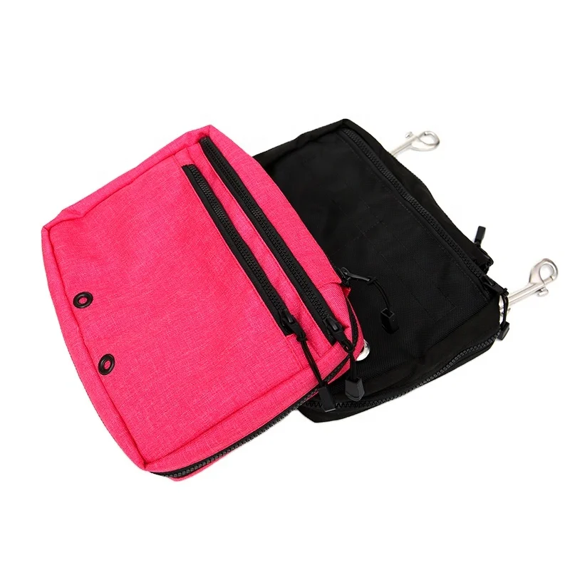 Storage pocket 31*21*10cm for sidemount diving BCD with 2pieces of SS316 double ended snap hook attach to sidemount buttplate