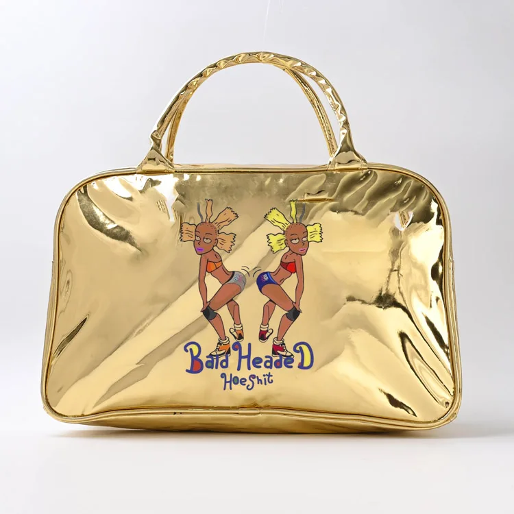 Baldhead Hoe Shit Bag Custom Logo Vinyl Pvc Portable Lightweight Wholesale Durable Roomy Gym Folding Sport Travel Bag