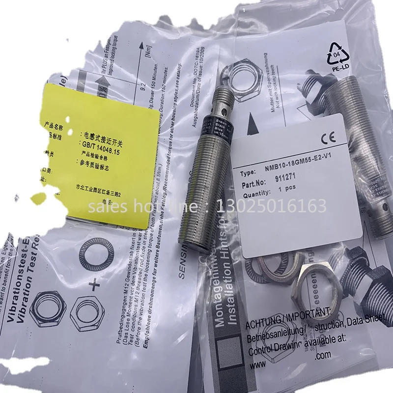 Available in stock all-new Square sensor  NMB10-18GM55-E2-V1 inductive sensor