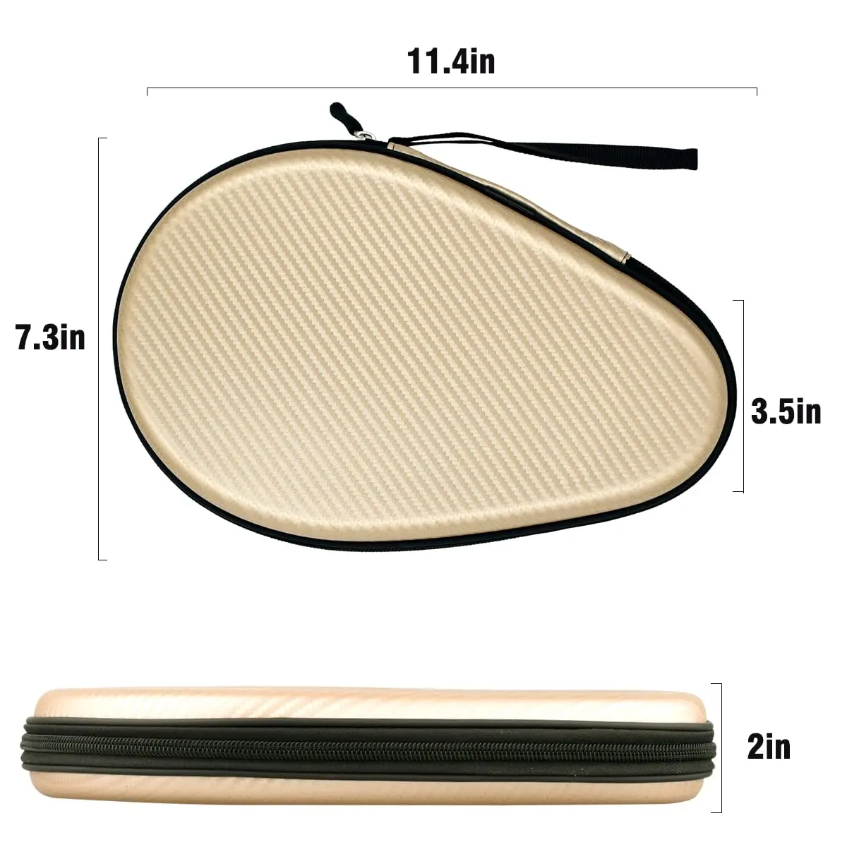 Eva Ping Pong Paddles racket Case Hard Shell Ping Pong Portable Storage Bag Table Tennis Racket Cover for Ping Pong Balls Lovers