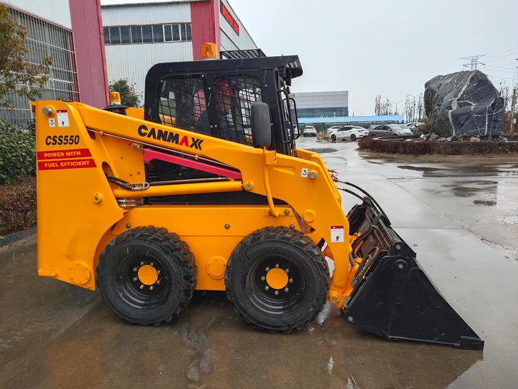  Лидер продаж погрузчик с бортовым поворотом известного бренда CANMAX hysoon hy380