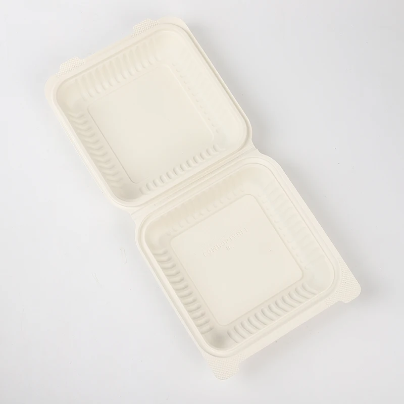 Disposable Food Package Container China Wholesaler Cornstarch Biodegradable Tableware