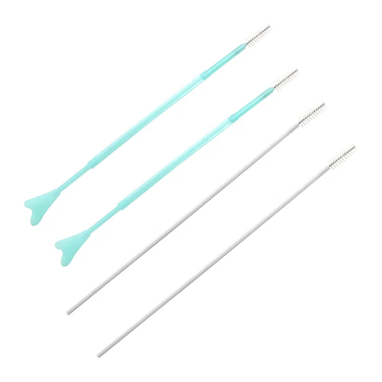Gynecological Disposable Medical Sterile Cyto Brush plastic Spatula Scraper