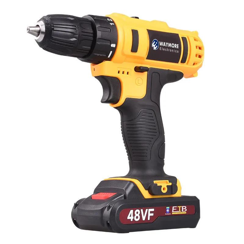 Electirc Combo Drill Power Craft Cordless Portable Tools Wireless Nail Drill Battery 48v Charged Drills
