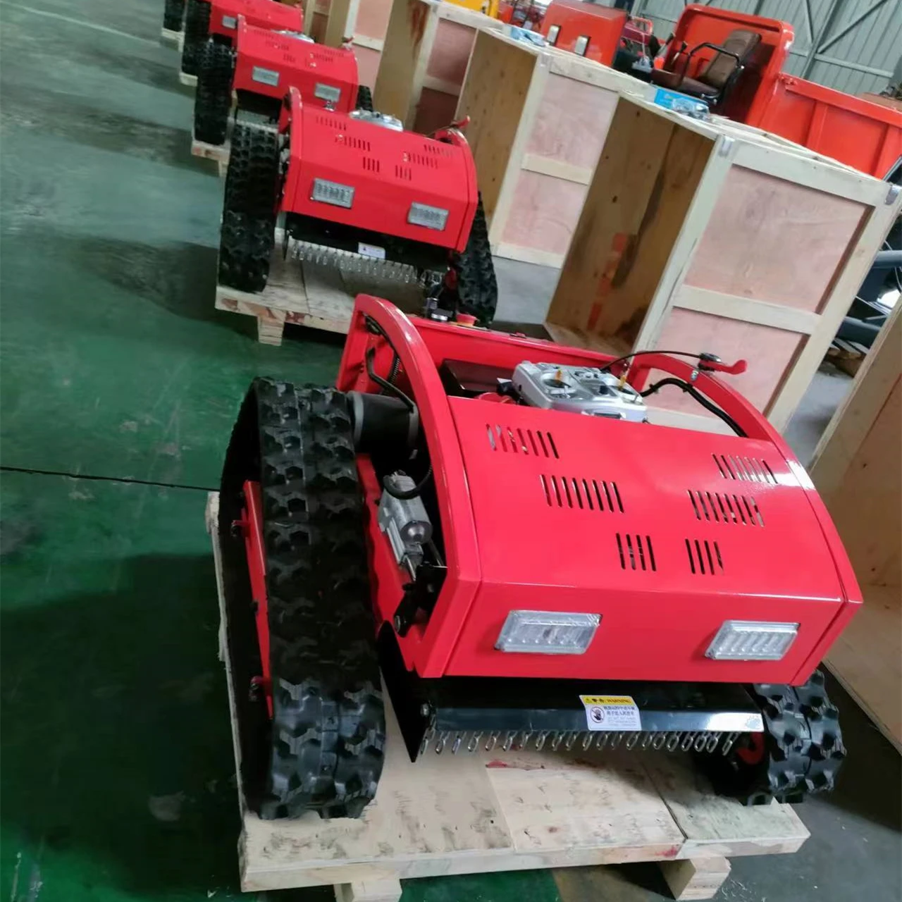 Remote Control Brushless Lawn Mower/lawn Mower Mini Tractor 4wd Snow Plow With The Blade
