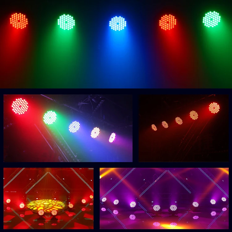 Big Dipper LPC008 Par Light 54*1.5W RGB 3IN1 LED Stage Light DMX Sound Control Disco Club Party Light