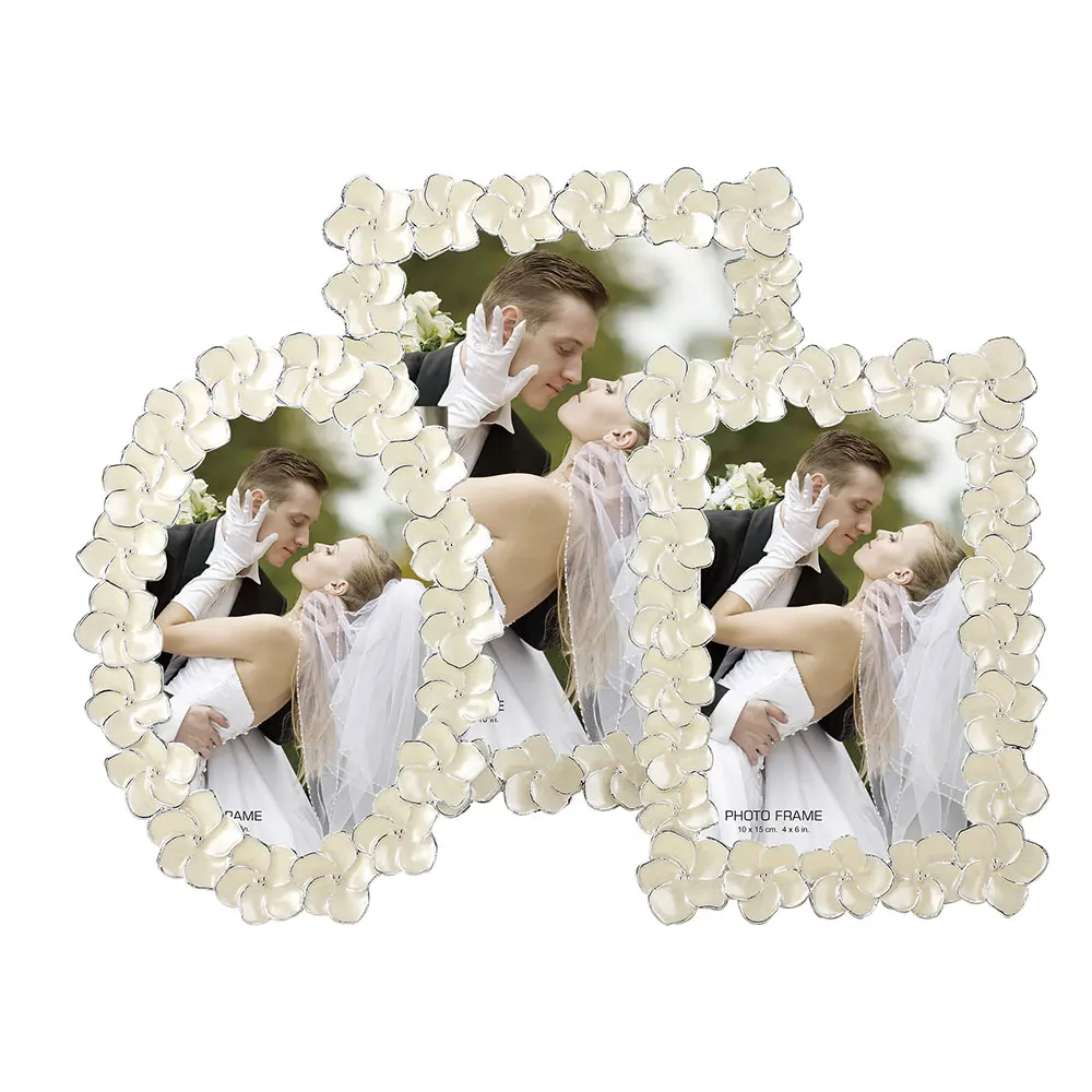 Flower Picture Frame Zinc Alloy Metal Photo Frames