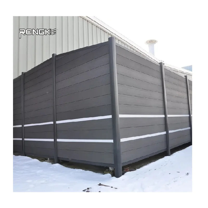 Rongke Anti-UV Hollow WPC Wall Panel Fence Decking with High Quality