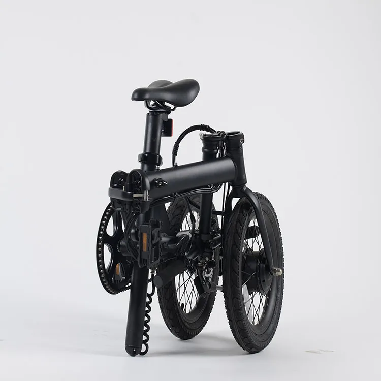 Newest Womens Electric Bicycle Ebike Electric Dirt Bike Folding Non-slip Pedal 16*2.125 Special Tire Lithium Battery 200 - 250W