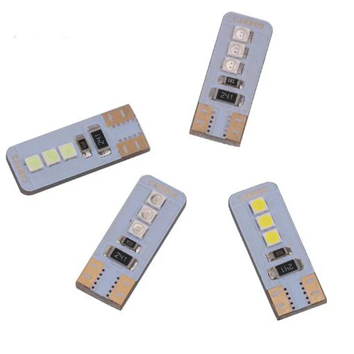 Car Auto LED T10 Canbus 194 W5W 6 SMD 3030 LED Light Bulb No Error LED Light Parking T10 LED Car Side Light Blue