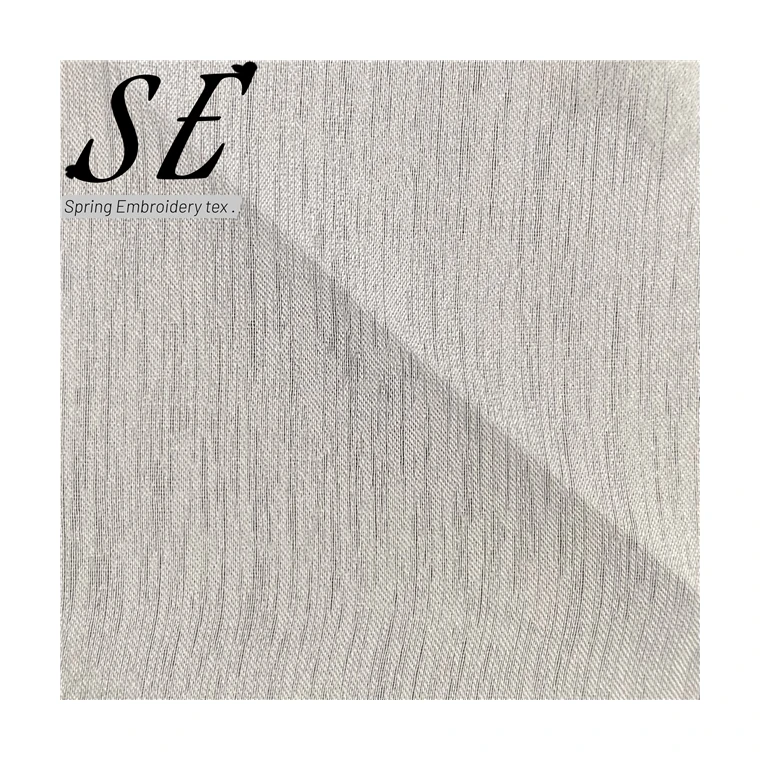 100% полиэстер, окрашенная блестящая шифоновая ткань для свадебного женского платья, FFZ