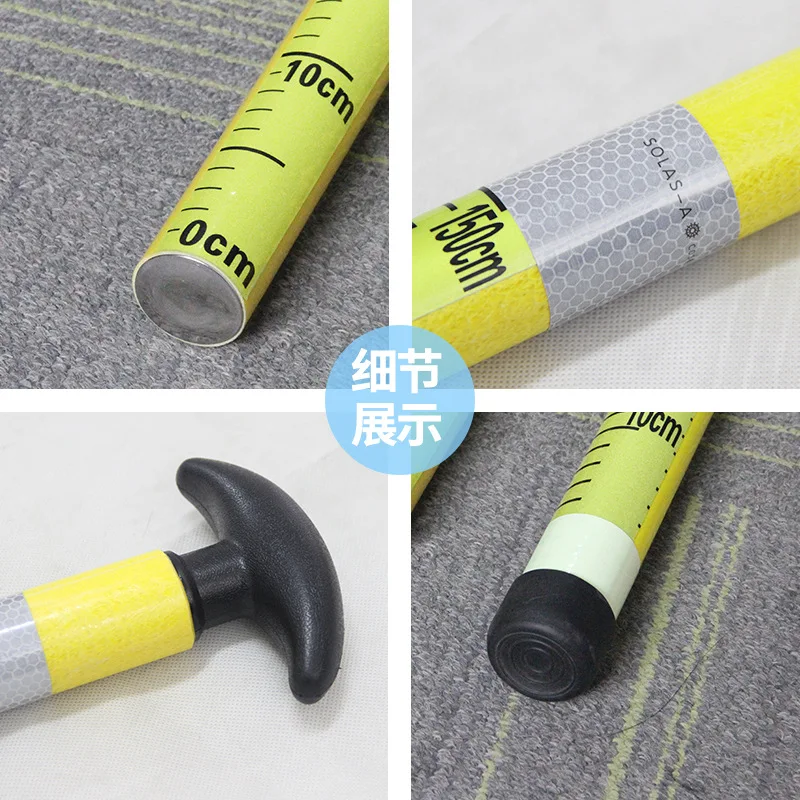 Stunning T-shaped Wading Rod: Your Essential Tool for Depth Measurement, Water Rescue & Ice Surface Emergencies!