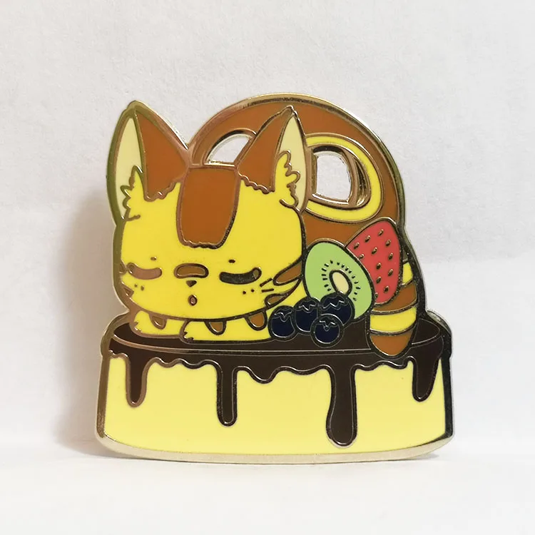 High Quality Custom Metal  Fashion Hard Enamel Badge Decorative Lapel Pins Souvenir Gift