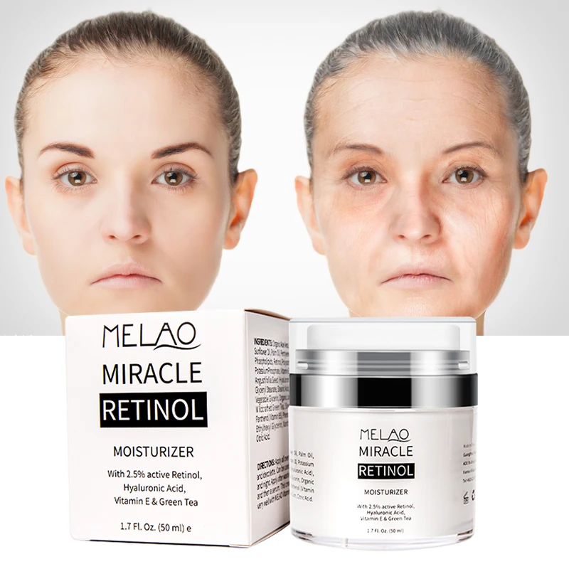 Wholesale Organic Facial Skin Care Revitalizer Moisturizer Face Lift Cream Hyaluronic Acid Anti Aging Retinol Face Cream