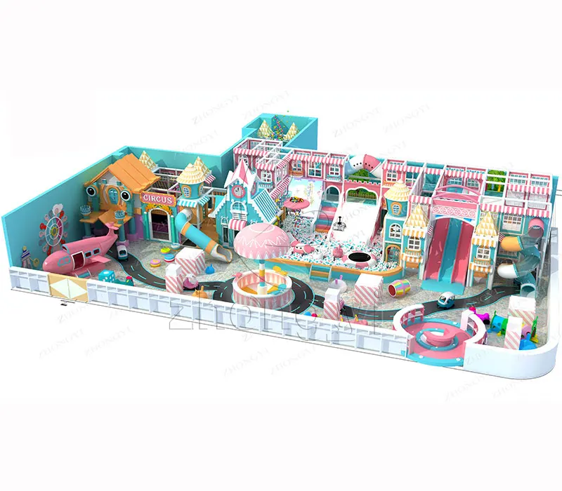2019 kids castle new indoor playground ball pool equipment