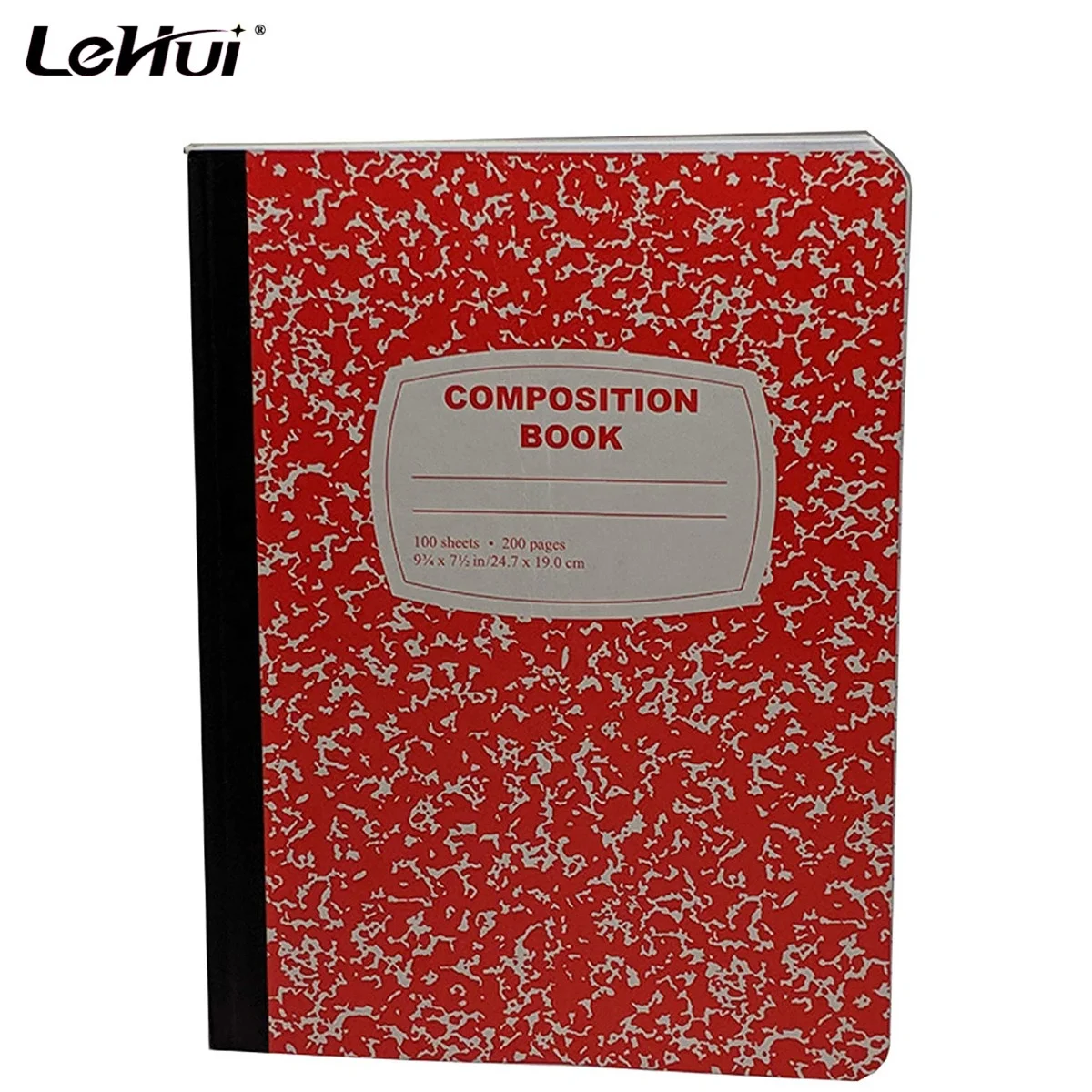 Lehui stationary1 Black 1 Red 1 Green 1 Blue 1 Yellow 100 Sheet Composition Notebooks  5 Wide Ruled Composition Notebooks for Sc
