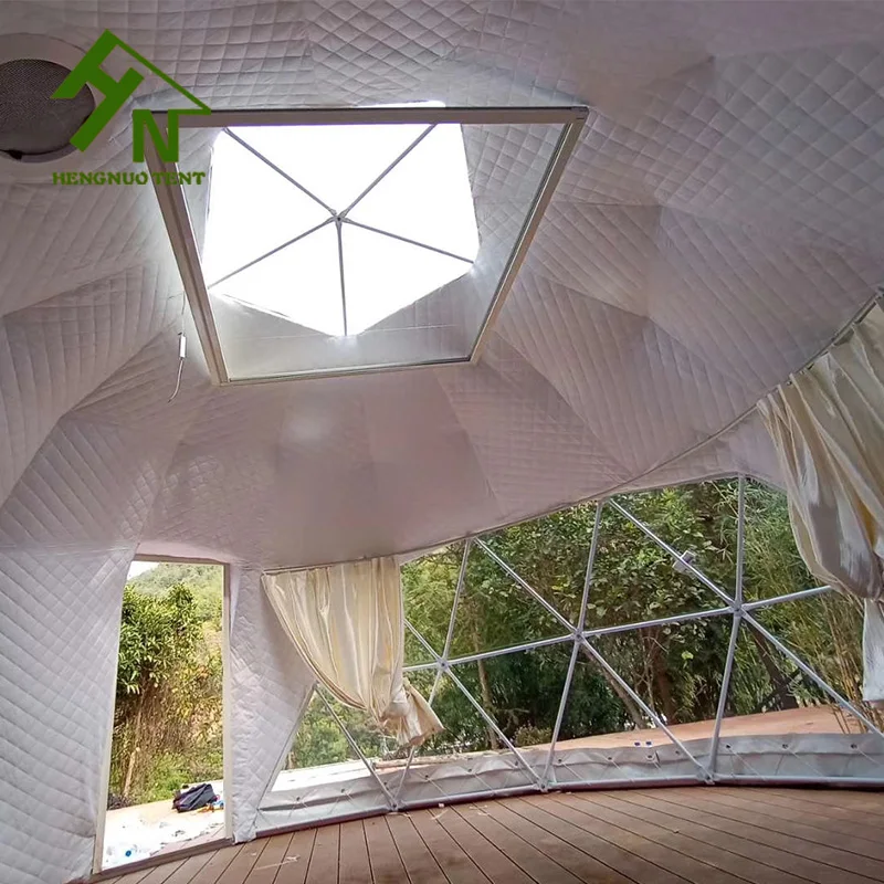 Winter cold weather resort glamping tent luxury hotel safari tent for sale