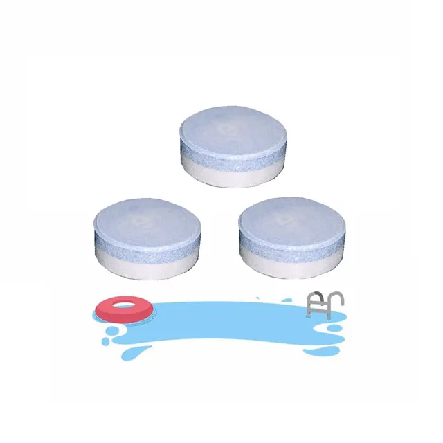 
B02A high quality trichloroisocyanuric acid tcca 90% chlorine tablet 200g 20g for swimming pool 