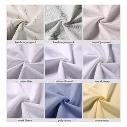 Waterproof Quilting Polyester Laminated Fabric for Mattress Protector