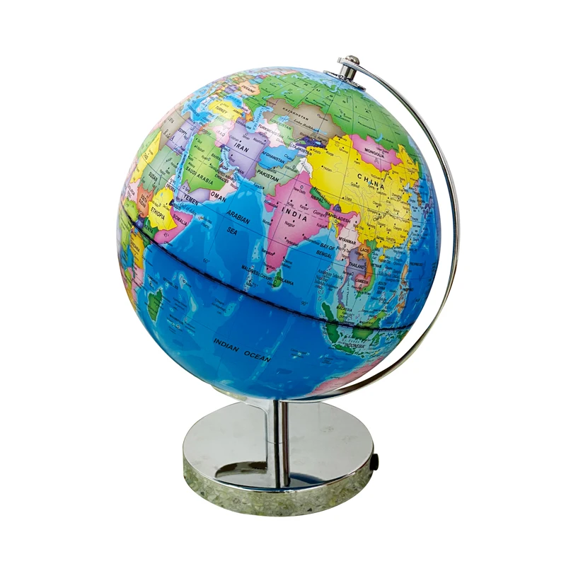 
Hot Selling Unique PVC Rotating Teaching Constellation Educational Illuminated World Globe With Light in Geography 