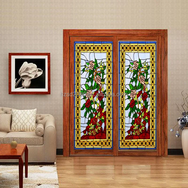 Flora Design Stained Glass Windows for Church and Buildings | Custom Tiffany Stained Glass Window  Door And Ceiling