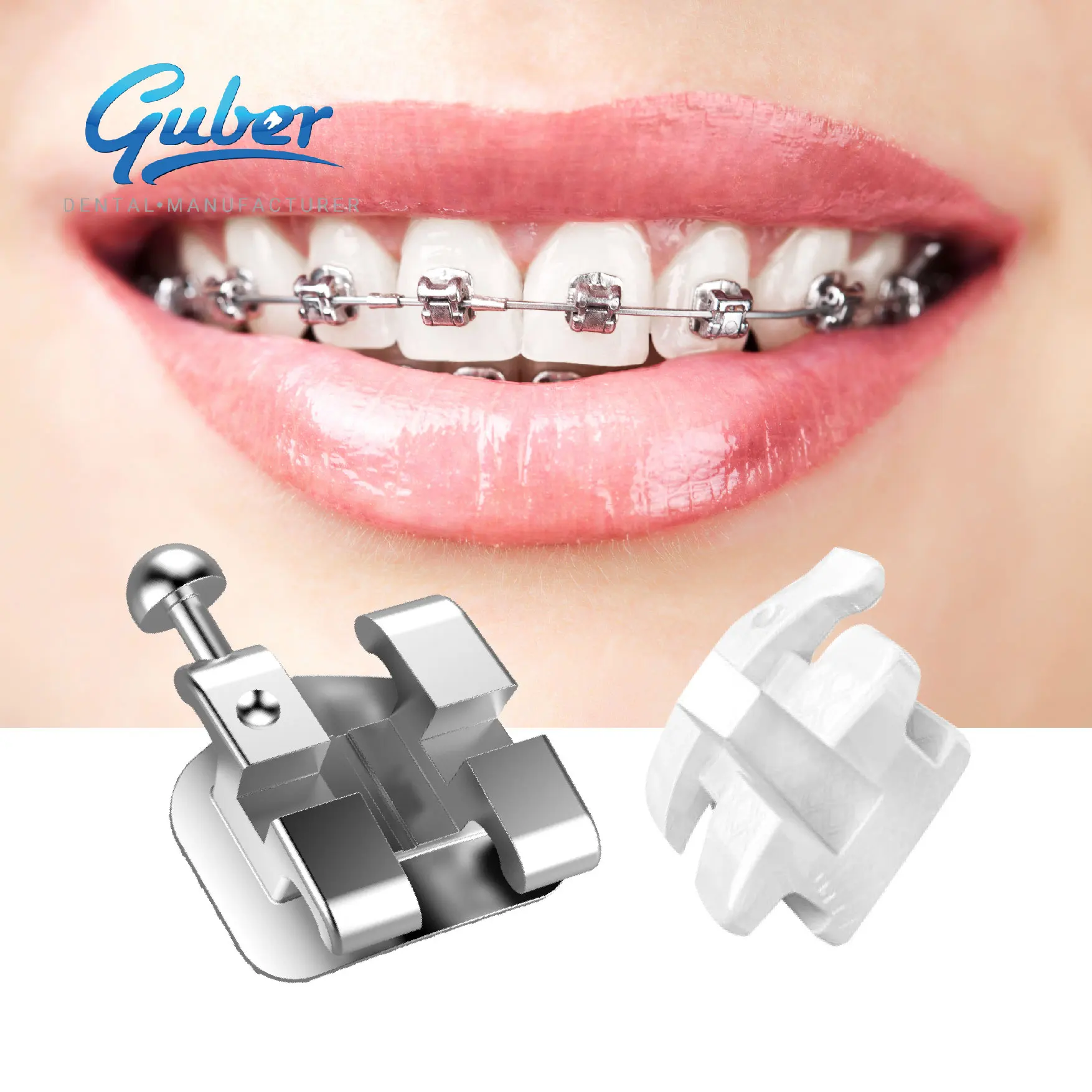 ORTHO Guber Dental Material Orthodontic Bracket Dental Supply convention brackets