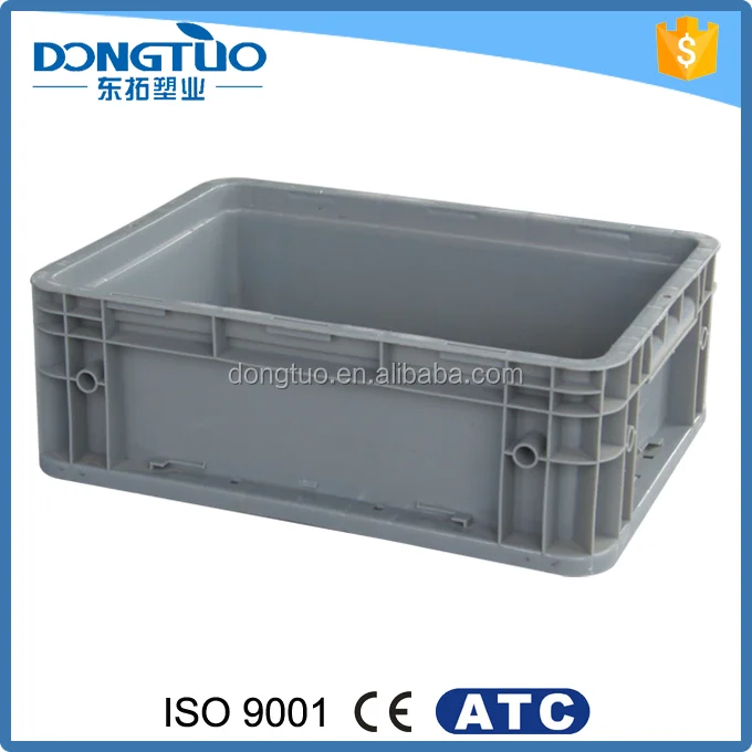 Euro Logistic Storage Moving Turnover Crate Box Large Stackable Wholesale Plastic Plastico Plastic Transport Solid Box