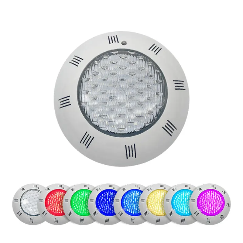 Factory price swimming pool light fixtures led plastic lamp AC12V wall-mounted led rgb pool light