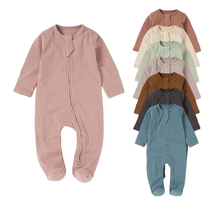 Детский комбинезон из органического хлопка с длинным рукавом