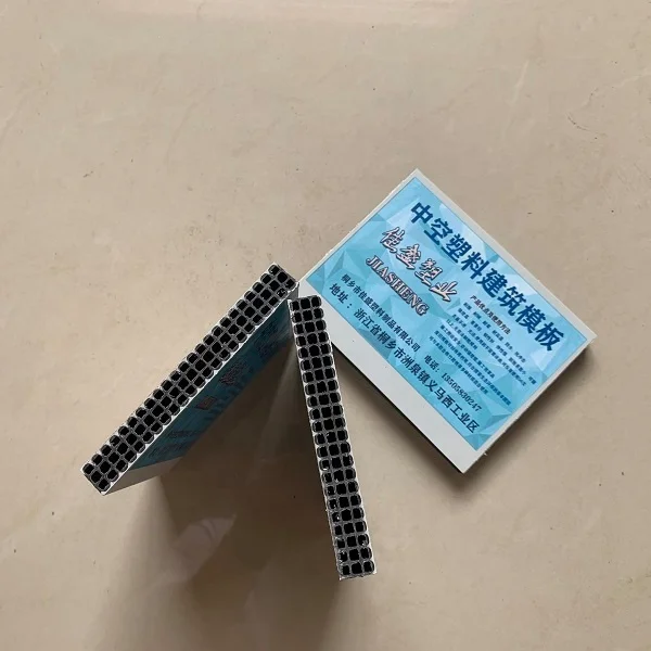 Concrete Construction Support PP Hollow Plastic Concrete Formwork Panel Board Formwork