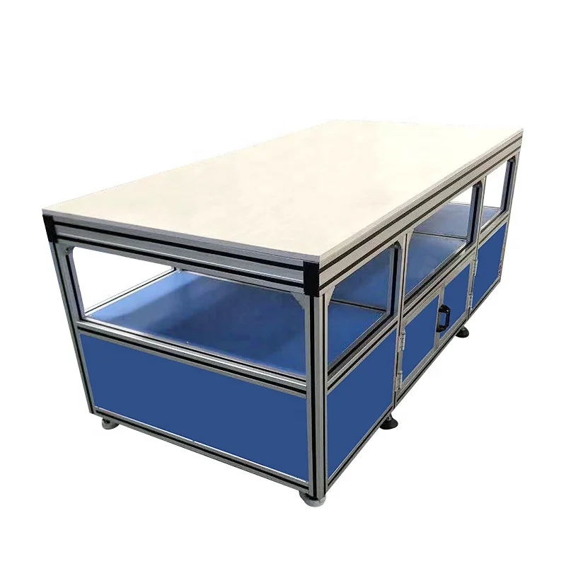 low minimum easy to use 6000 series alloy plate aluminium profile industrial inspection system workbench