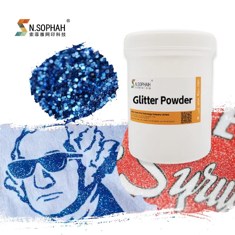 Factory Direct Sales T Shirt Printing Screen Printing Glitter Powder For Garment Printing