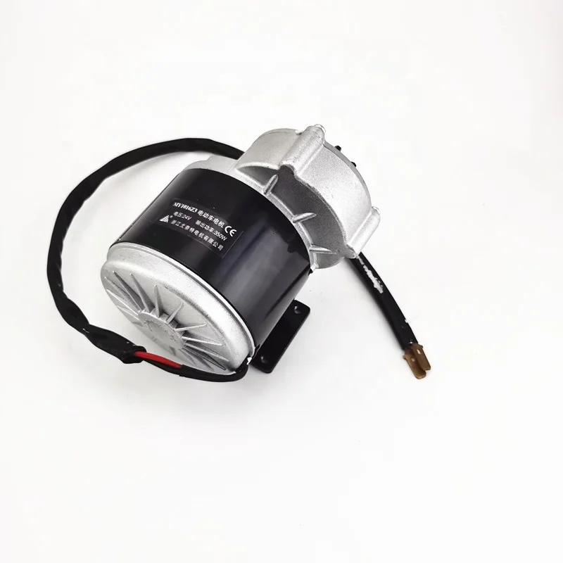 High quality MY1016Z3 Permanent Magnet Brushed DC Motor 24V 36V 350W for E-bike Electric Scooter tricycle Wheelchair
