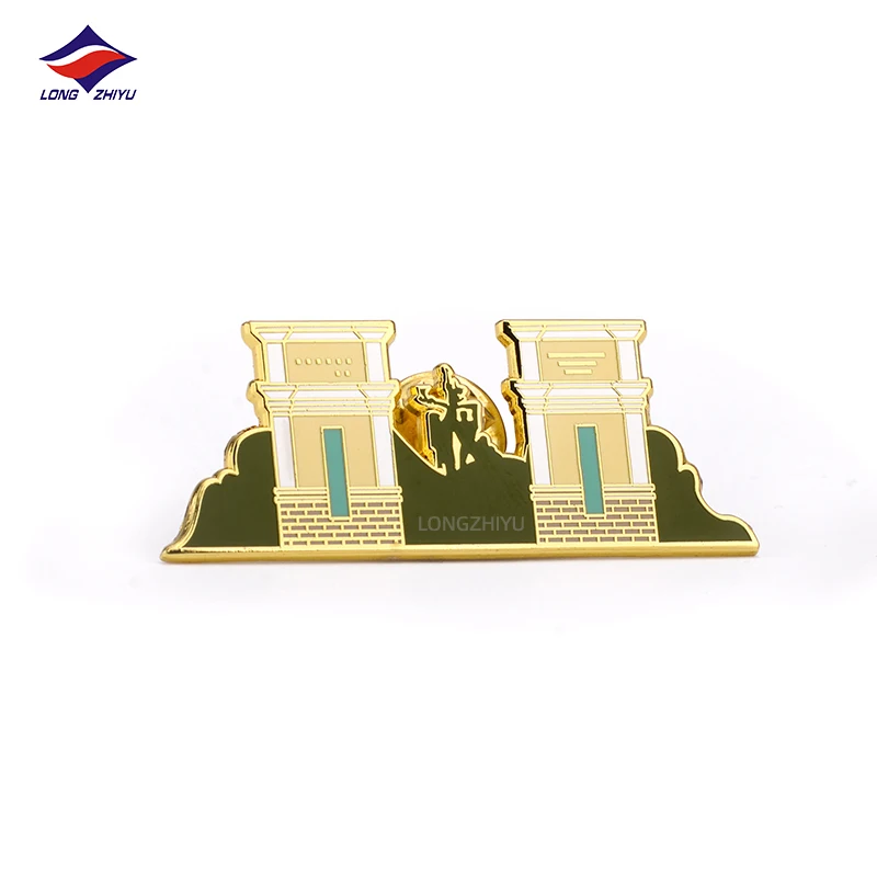 Longzhiyu 17 years die struck pins manufacturer customize personalized blazer metal brooch shirt lapel pins
