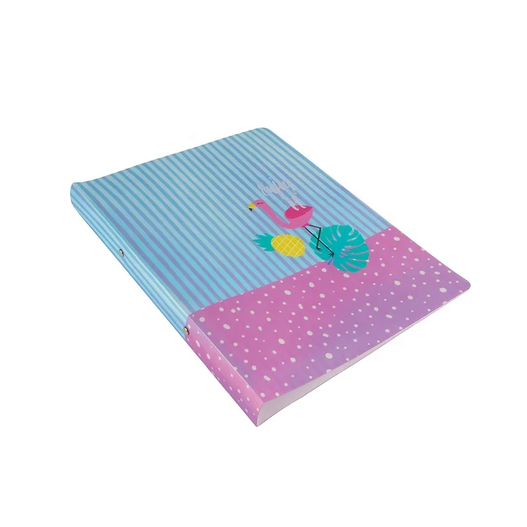 
pp material 2 ring document printed logo A4 size file folder 