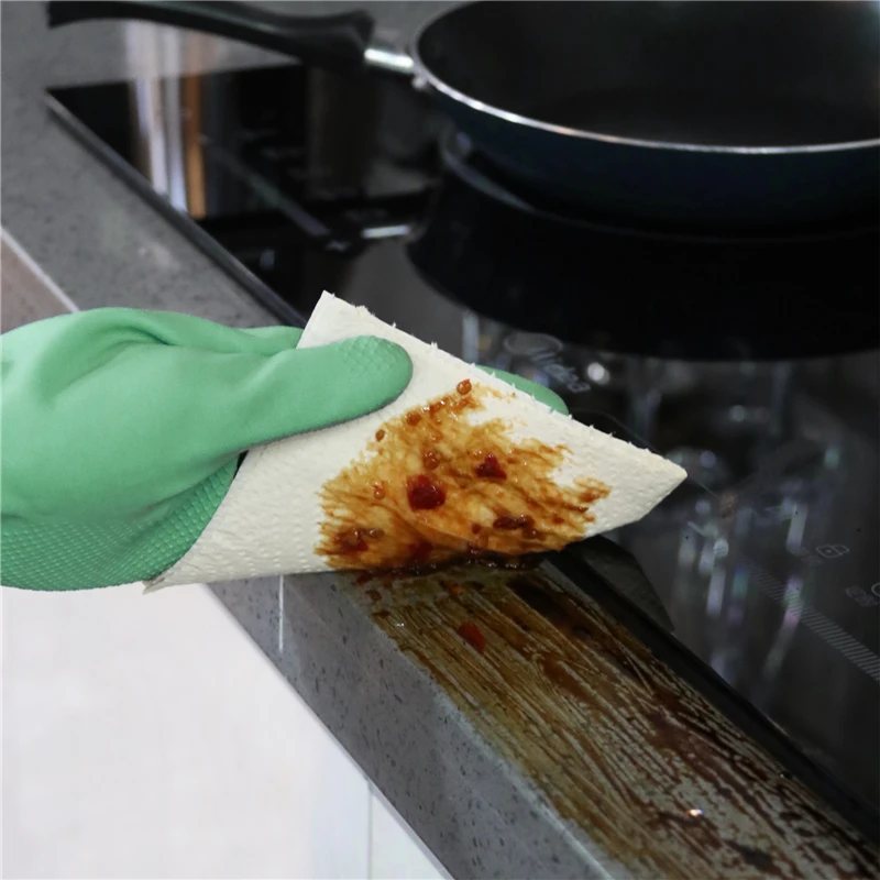 SDG label plastic free packaging unbleached unscented eco friendly bamboo pulp kitchen hand paper towel jumbo roll