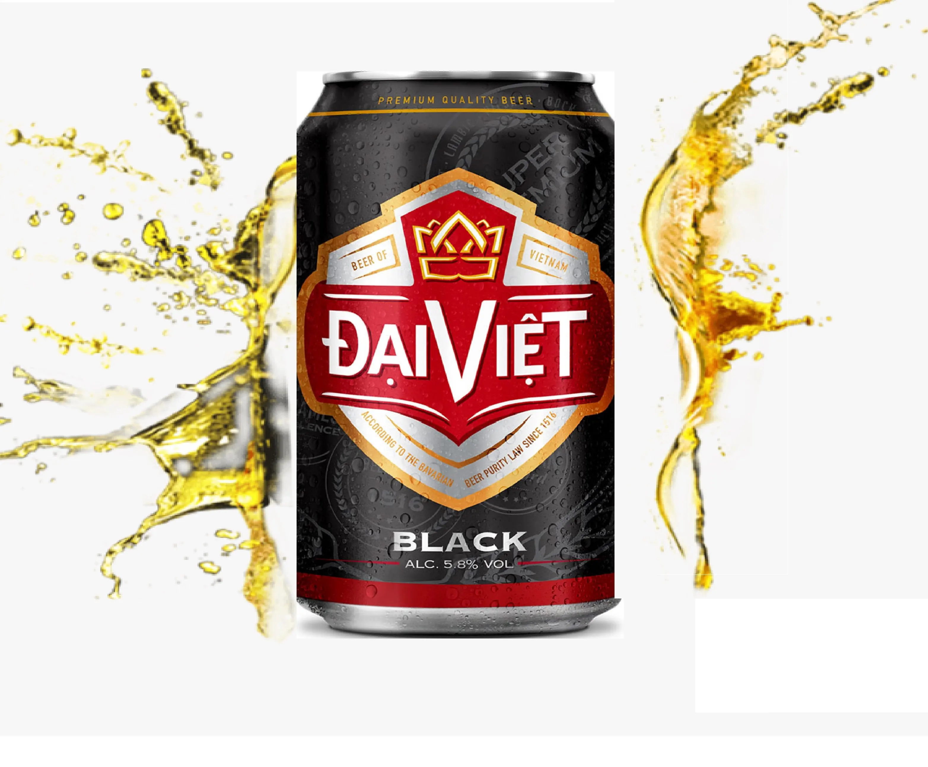2021 Vietnam Wholesale Premium Beer Can Black Beer 330ml x 24 pack