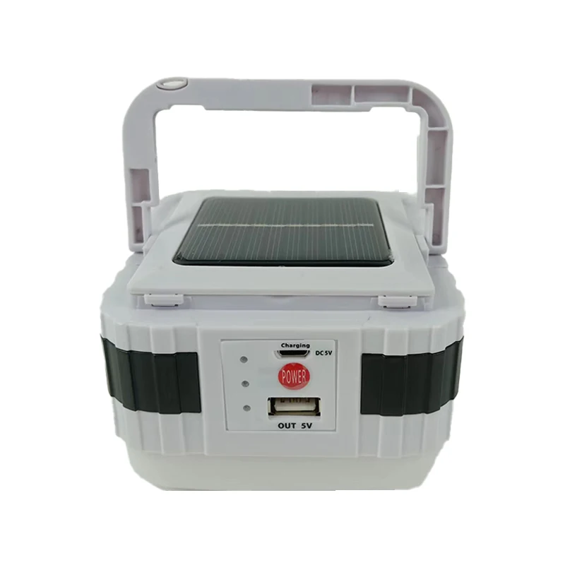 High Quality 5W Solar Rechargeable Camping Lights Natural Hiking Camp Lights