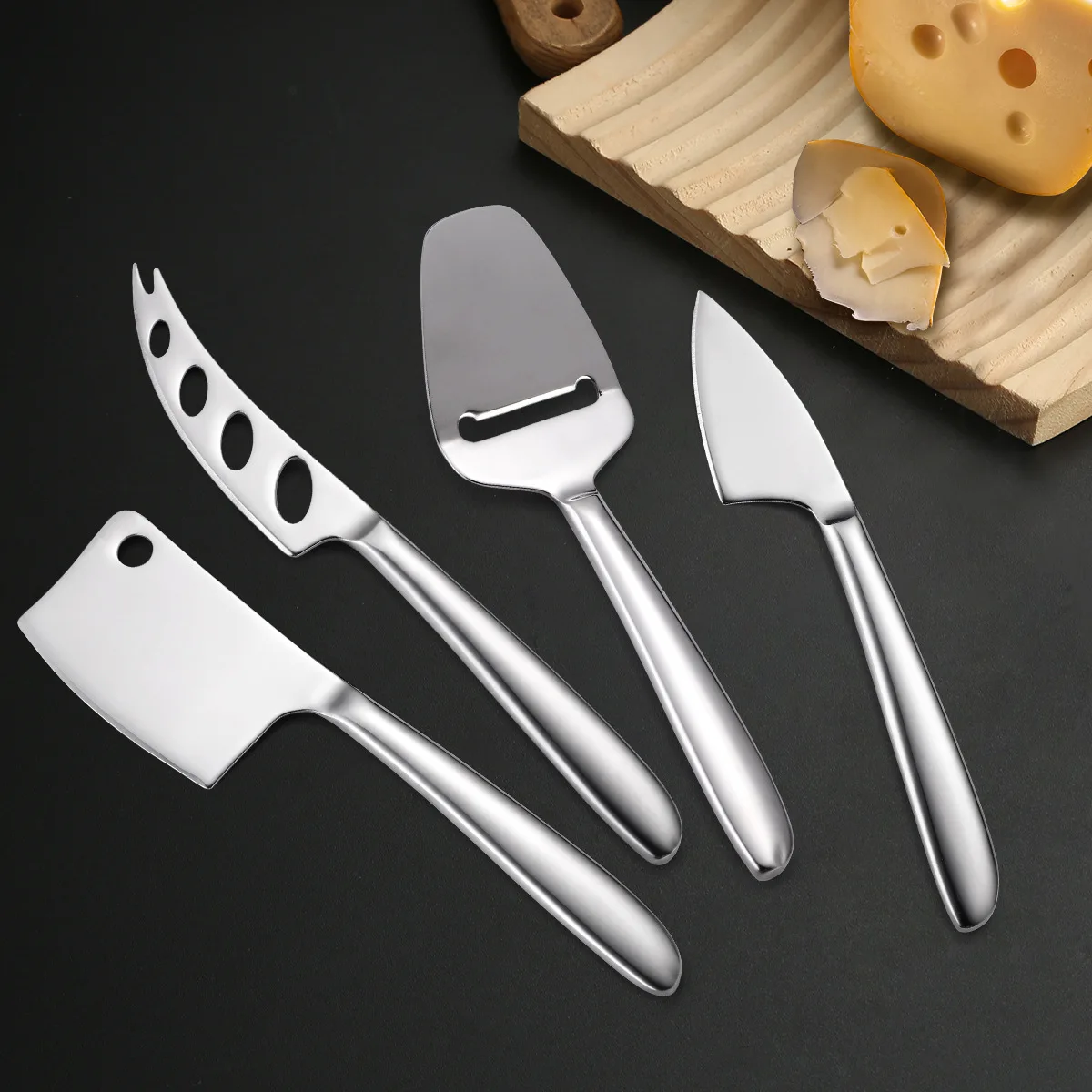 Stainless Steel Cheese Slicer Set And Cheese Cutter Plane For Soft Semi-hard And Hard Cheeses Kitchen Tool